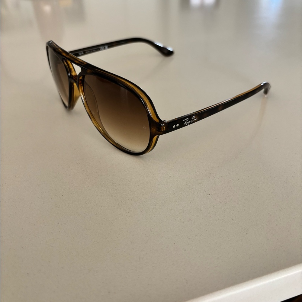 Ray-Ban Brown Gradient Aviator Sunglasses - Picture 2 of 5